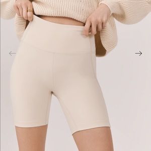 Beige bike short - never worn